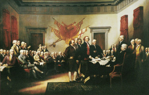 Signing the Declaration