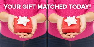 Your Gift Matched Today